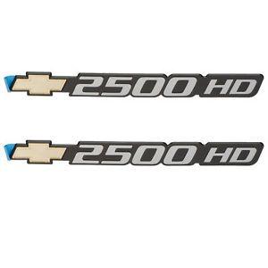 2500HD Logo - Details about OEM NEW Front Right and Left Door Bowite 2500 HD Emblem 01-07  Silverado 15114051