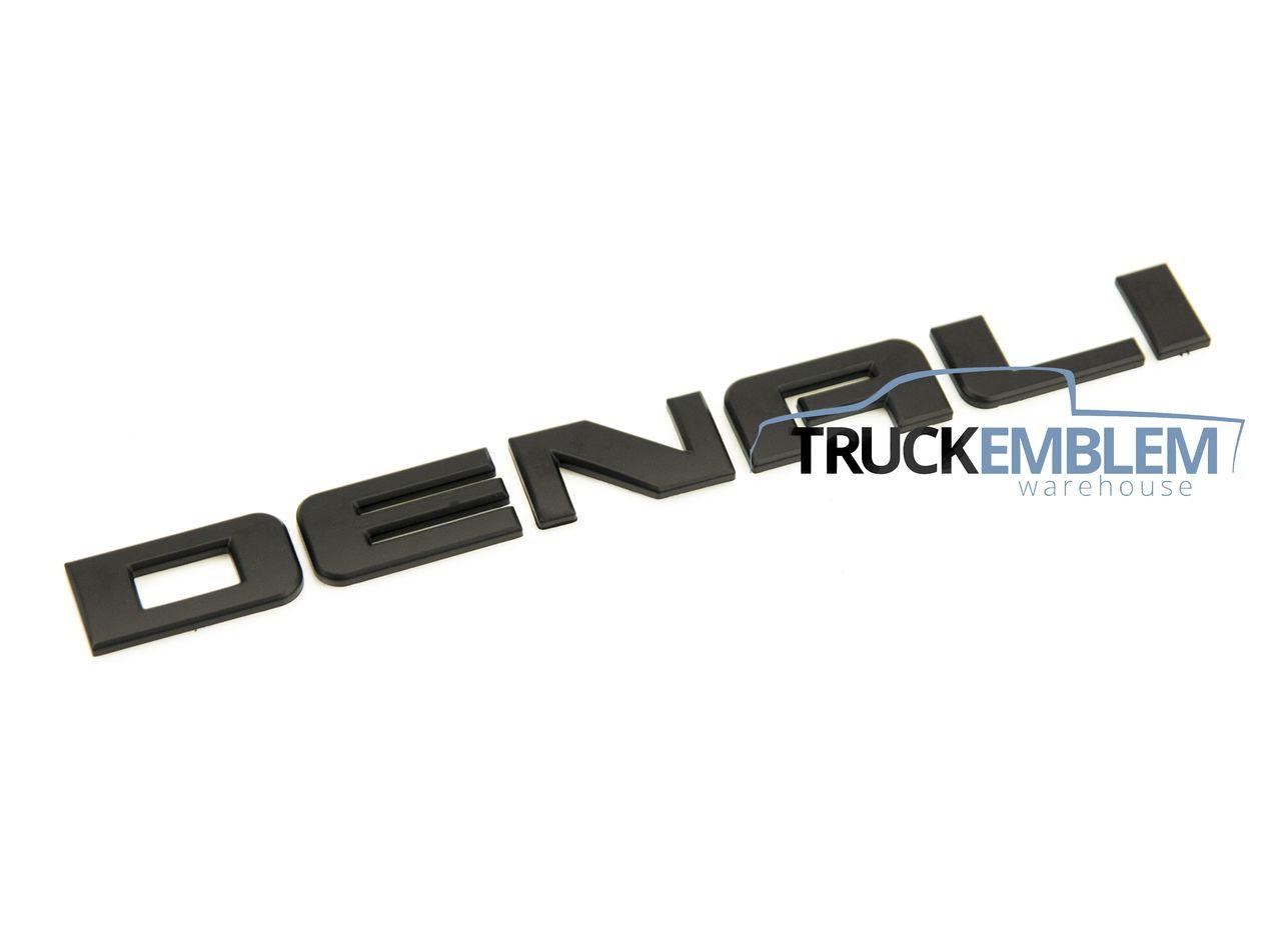 2500HD Logo - 1 NEW 11-17 MATTE BLACK GMC SIERRA DENALI 2500HD 3500HD REAR TAILGATE EMBLEM