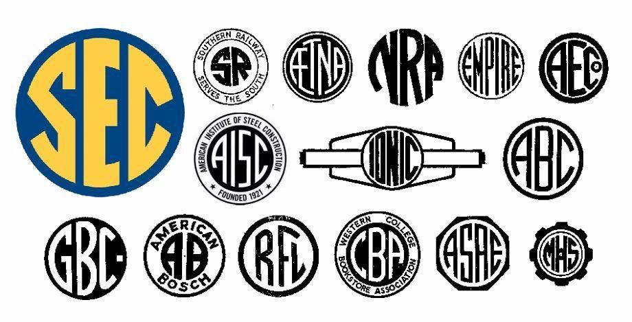 All-SEC Logo - The SEC's anti-modern logo evokes Southern tradition, authenticity.
