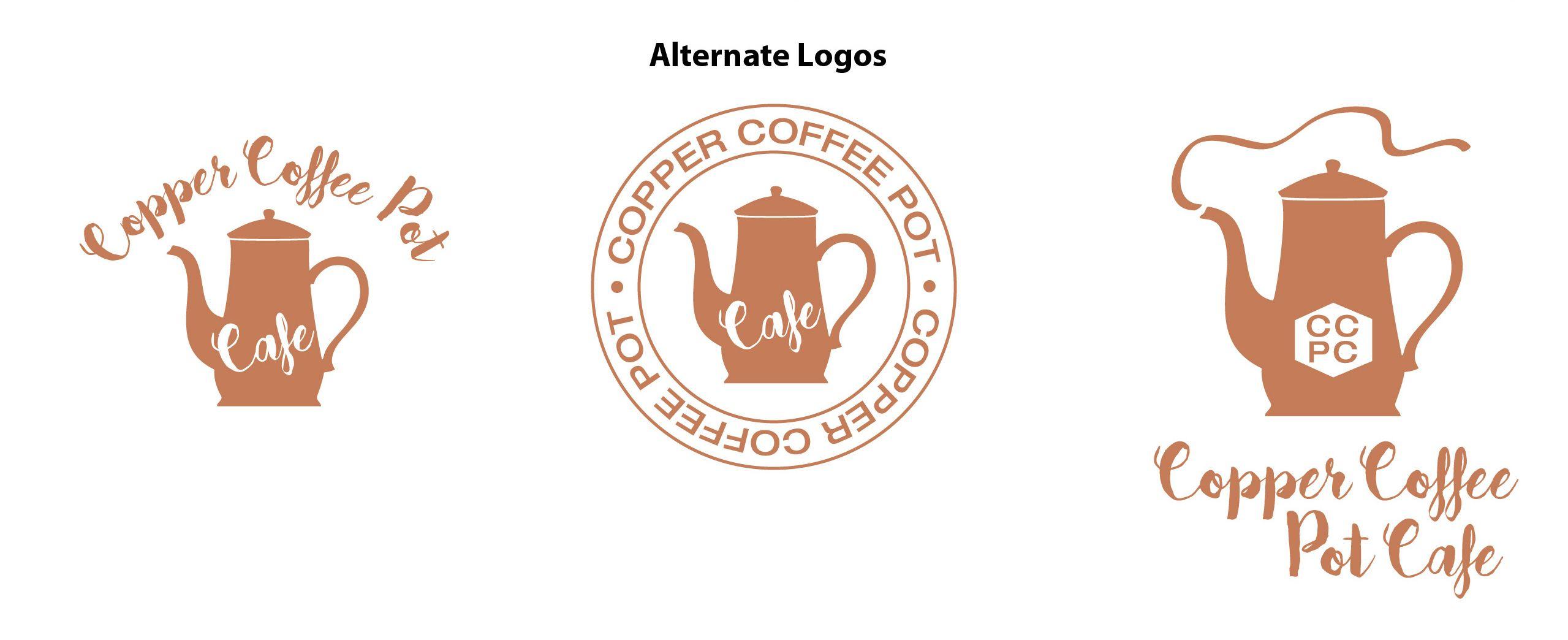 Pot Logo - Logos – Copper Coffee Pot Cafe – Angela's Design Services