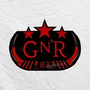 GNR Logo - Details about Guns N' Roses Chinese Democracy GNR Logo Embroidered Big  Patch Slash Axl Rose