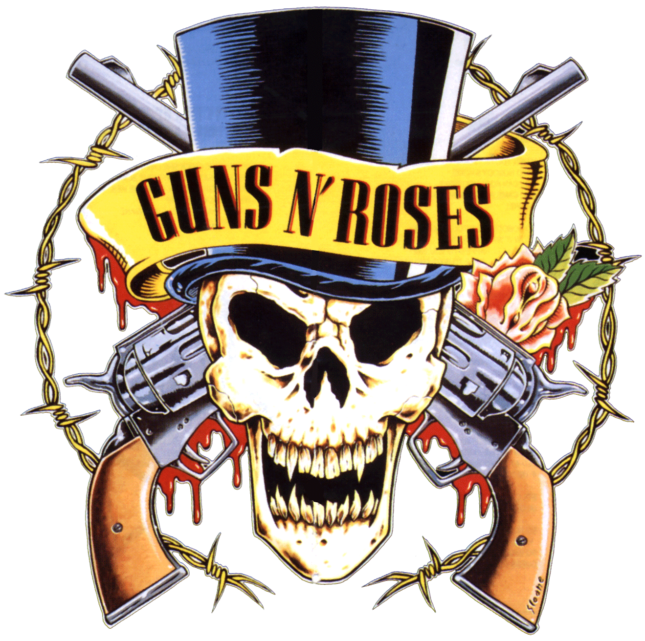 GNR Logo - Guns N' Roses Logo transparent PNG