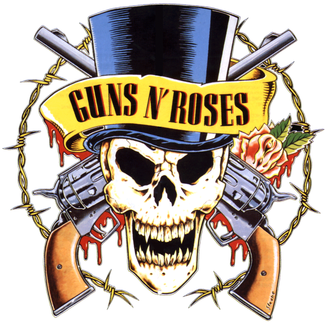 GNR Logo - Guns N' Roses Logo transparent PNG - StickPNG