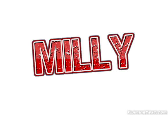 Milly Logo - Milly Logo. Free Name Design Tool from Flaming Text
