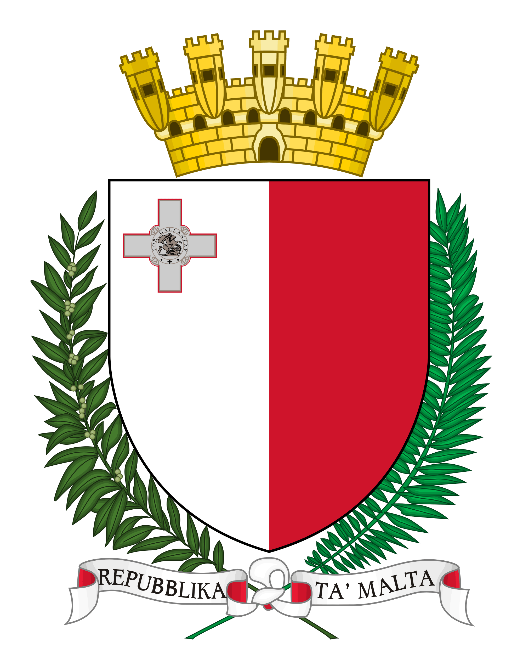 Malta Logo - Coat of arms of Malta
