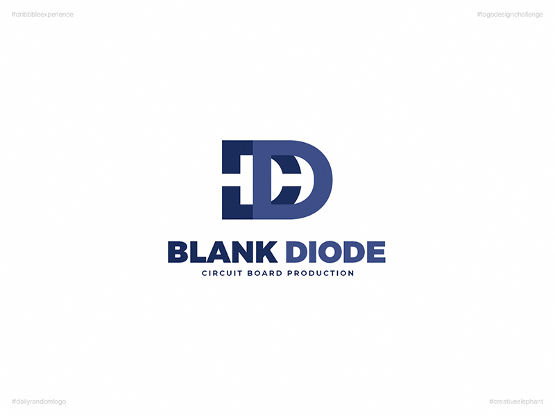 Diode Logo - Blank Diode. Day 63 Logo of Daily Random Logo Challenge