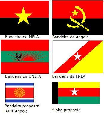 FNLA Logo - HUKALILILE (Don't cry for me Angola): A Bandeira de Angola e a do MPLA