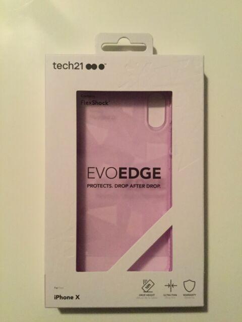 Tech21 Logo - tech21 Evoedge Orchid Pink Smartphone Case for iPhone X