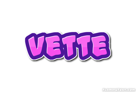 Vette Logo - Vette Logo | Free Name Design Tool from Flaming Text