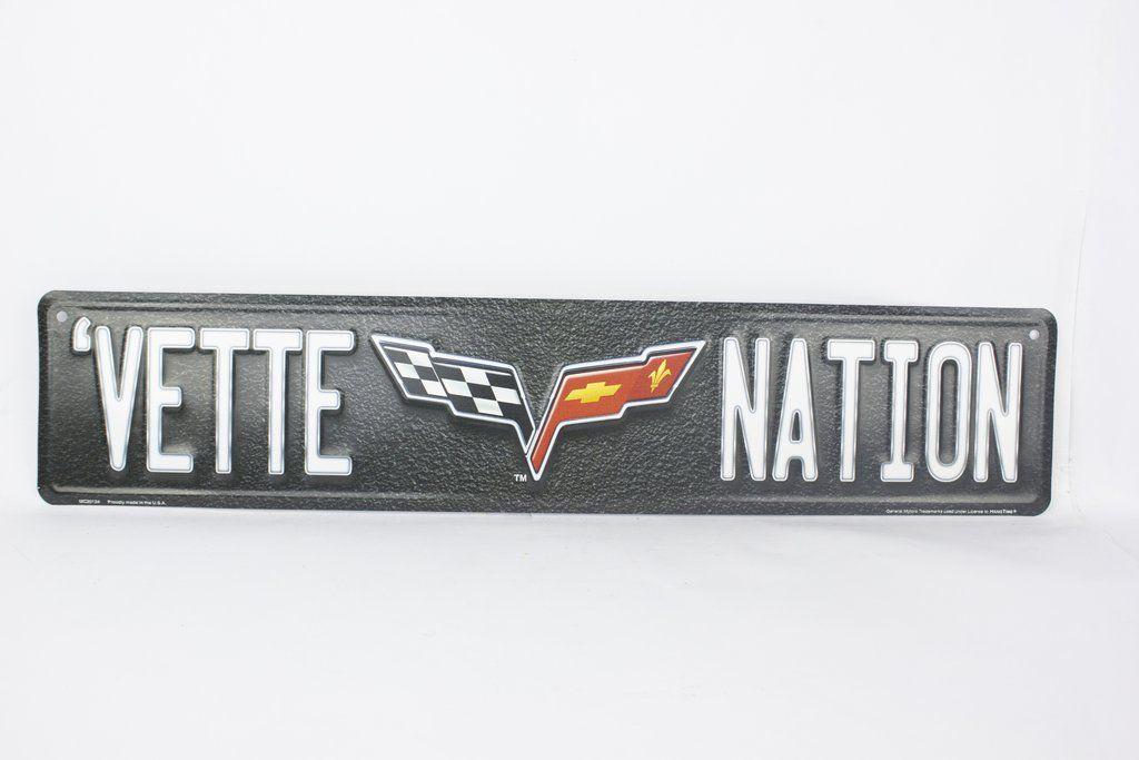 Vette Logo - MC20124 - Vette Nation Corvette Logo – HangTime