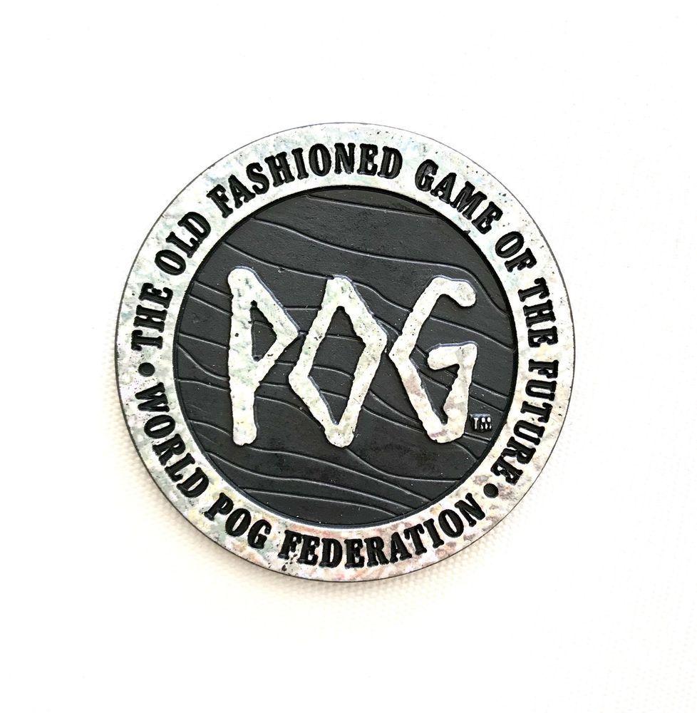 POG Logo - RARE Retro 90's No1 Pog WPF Slammer (different colours) | eBay | 90s ...