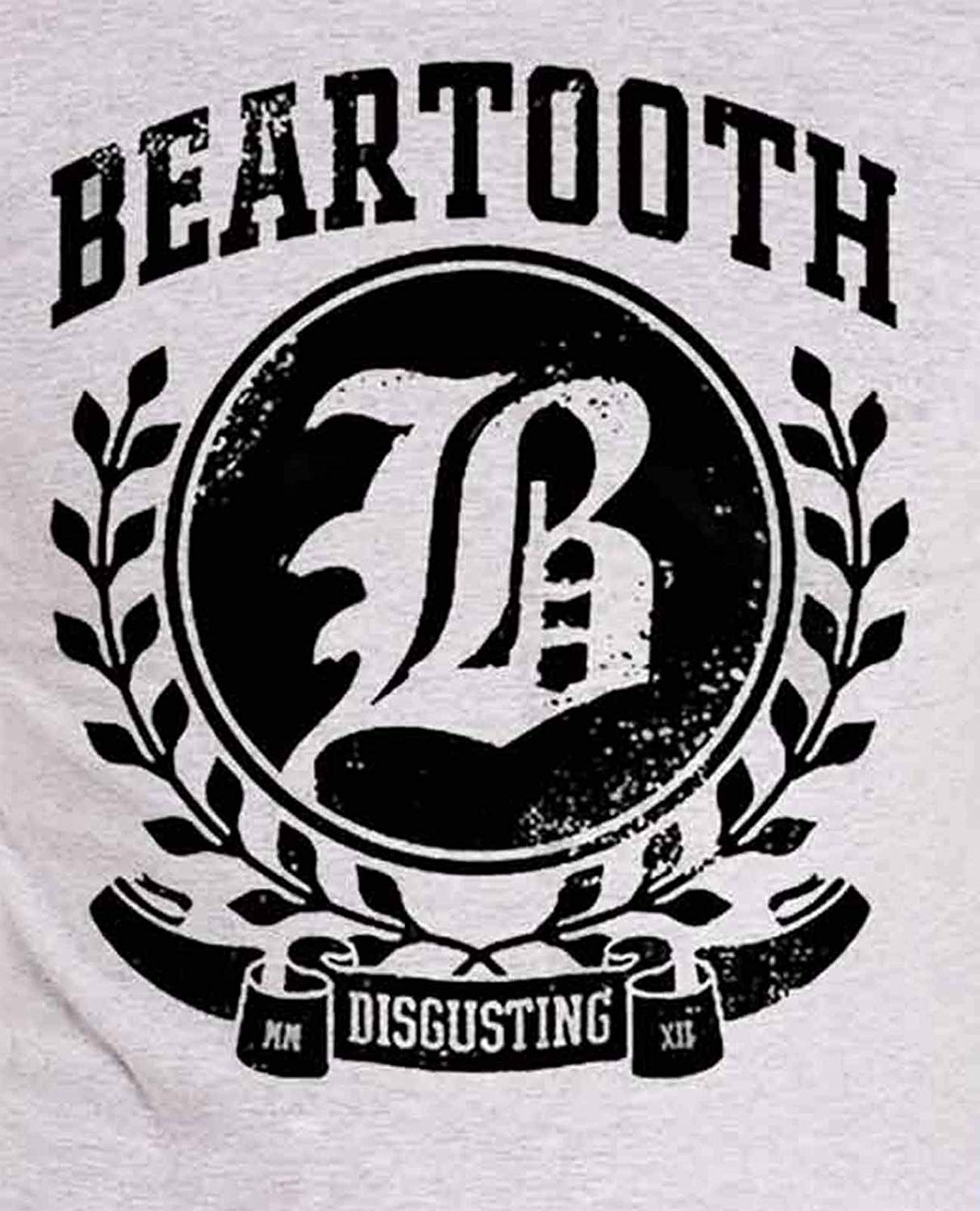 Beartooth Logo - Beartooth T Shirt Disgusting Band Logo Official Mens