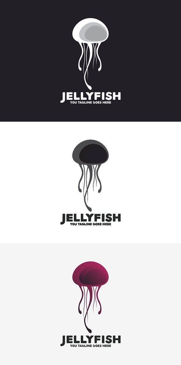 Jellyfish Logo - Jellyfish Logo | Logo Templates | Jellyfish, Logos, Marines logo