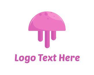 Jellyfish Logo - Pink Jellyfish Logo