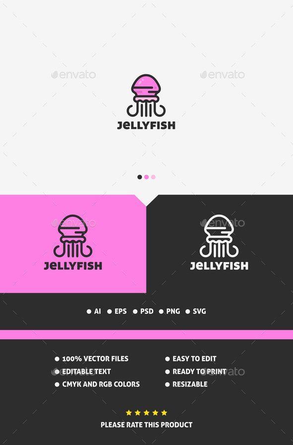 Jellyfish Logo - Jellyfish Logo Template