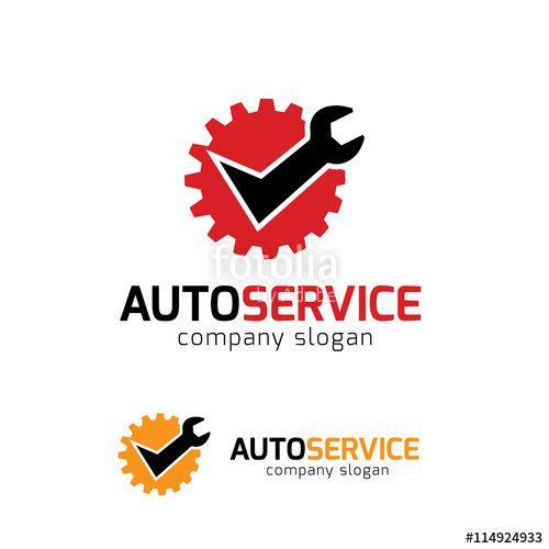 Automotive Service Logo - Car service Logo, Automotive logo, auto service symbol. Stock image