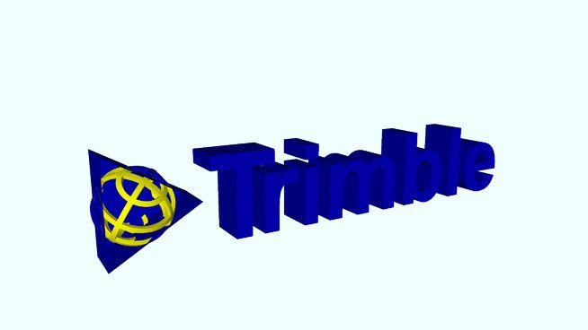 Trimble Logo - 3D Trimble LogoD Warehouse