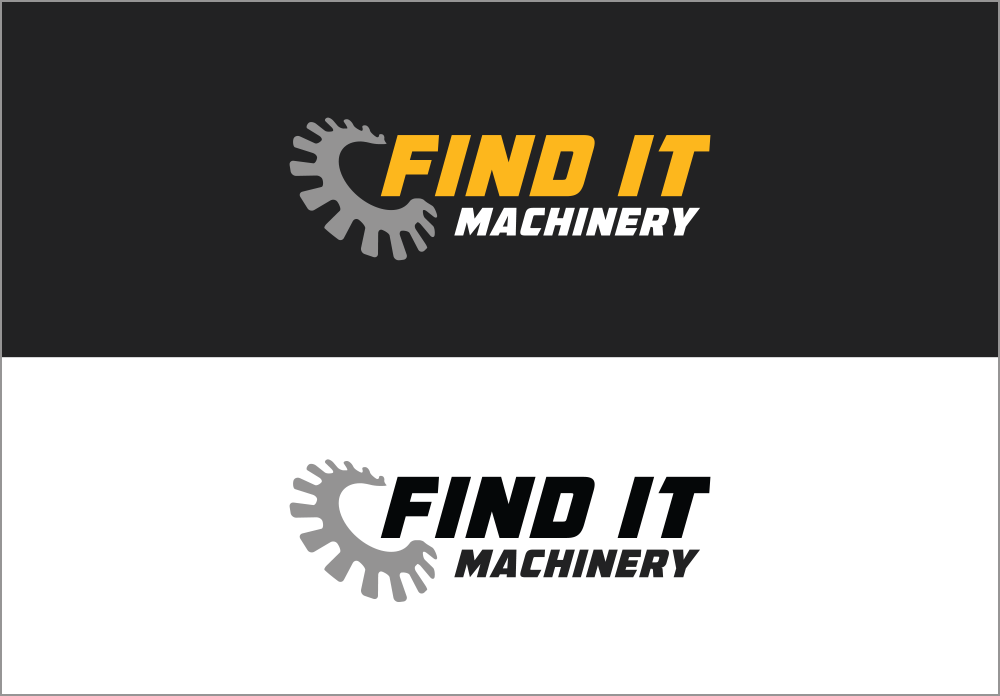 Machinery Logo - Dmytro Siryi - 'Find It Machinery' Logo Drafts