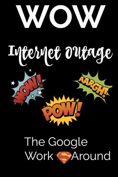 Wowway Logo - WOW Internet Outage? Google Work Around For DDOS - The Savvy Age