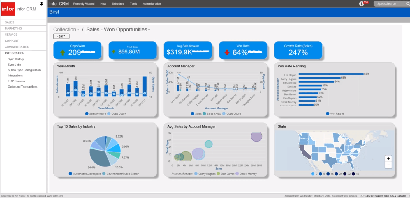 Birst Logo - Infor Birst business intelligence and analytics