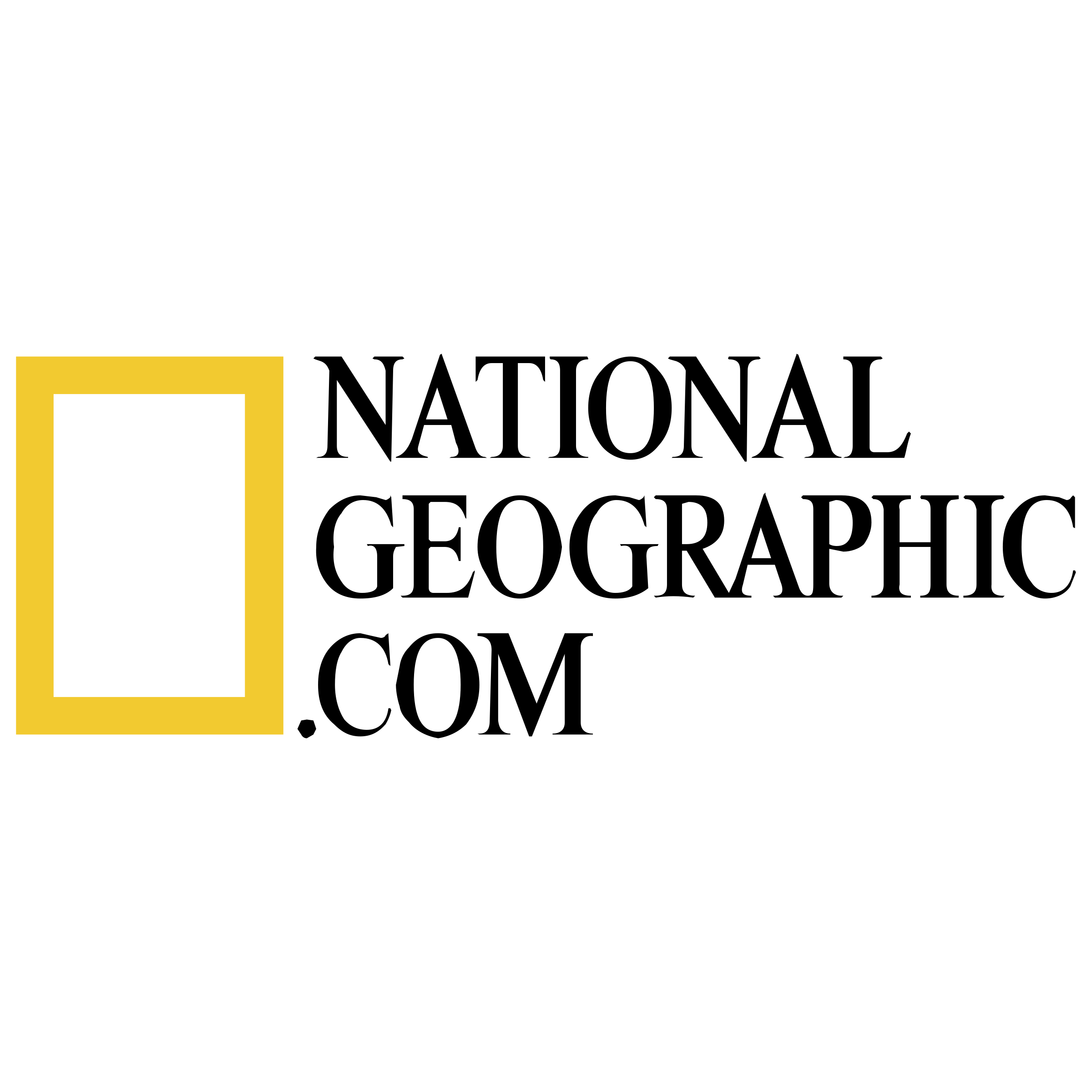 Nationalgeographic.com Logo - National Geographic Society Logo PNG Transparent & SVG Vector ...