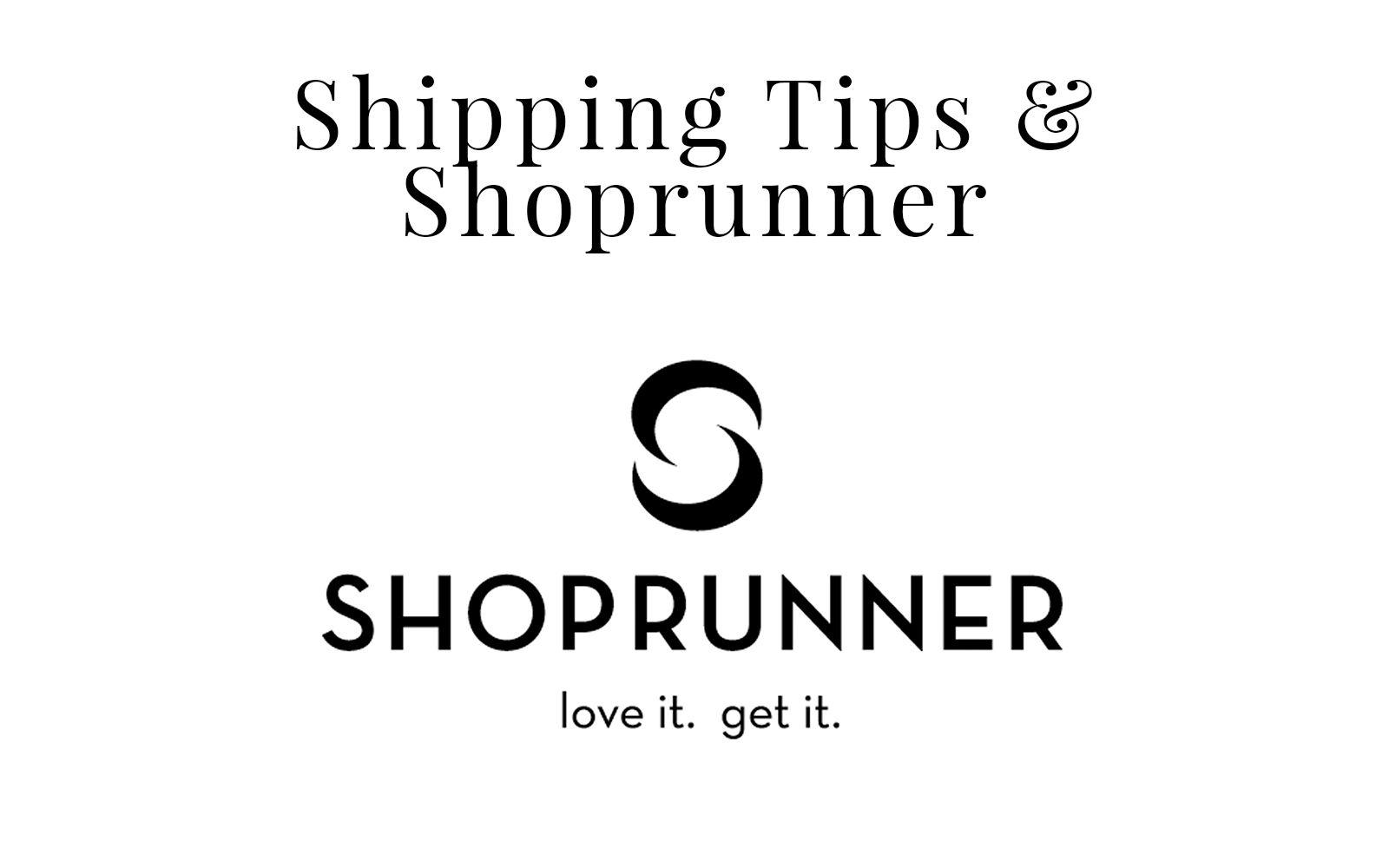 ShopRunner Logo - Shipping Tips & ShopRunner - Entertainment & Style