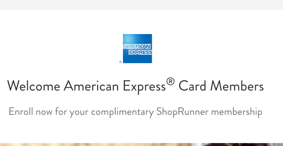 ShopRunner Logo - Forgotten American Express Platinum Benefit: ShopRunner - Moore With ...