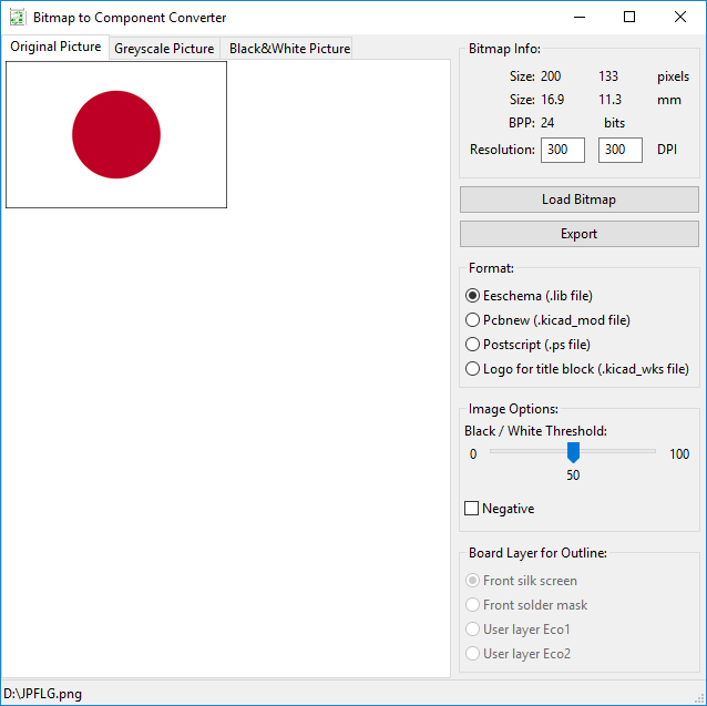 KiCad Logo - Adding a logo with the conversion tool.info Forums