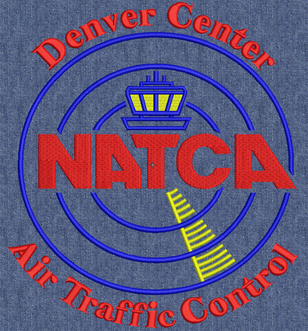 NATCA Logo - ZDV-B1 NATCA Denver Center Jacket Back Logo