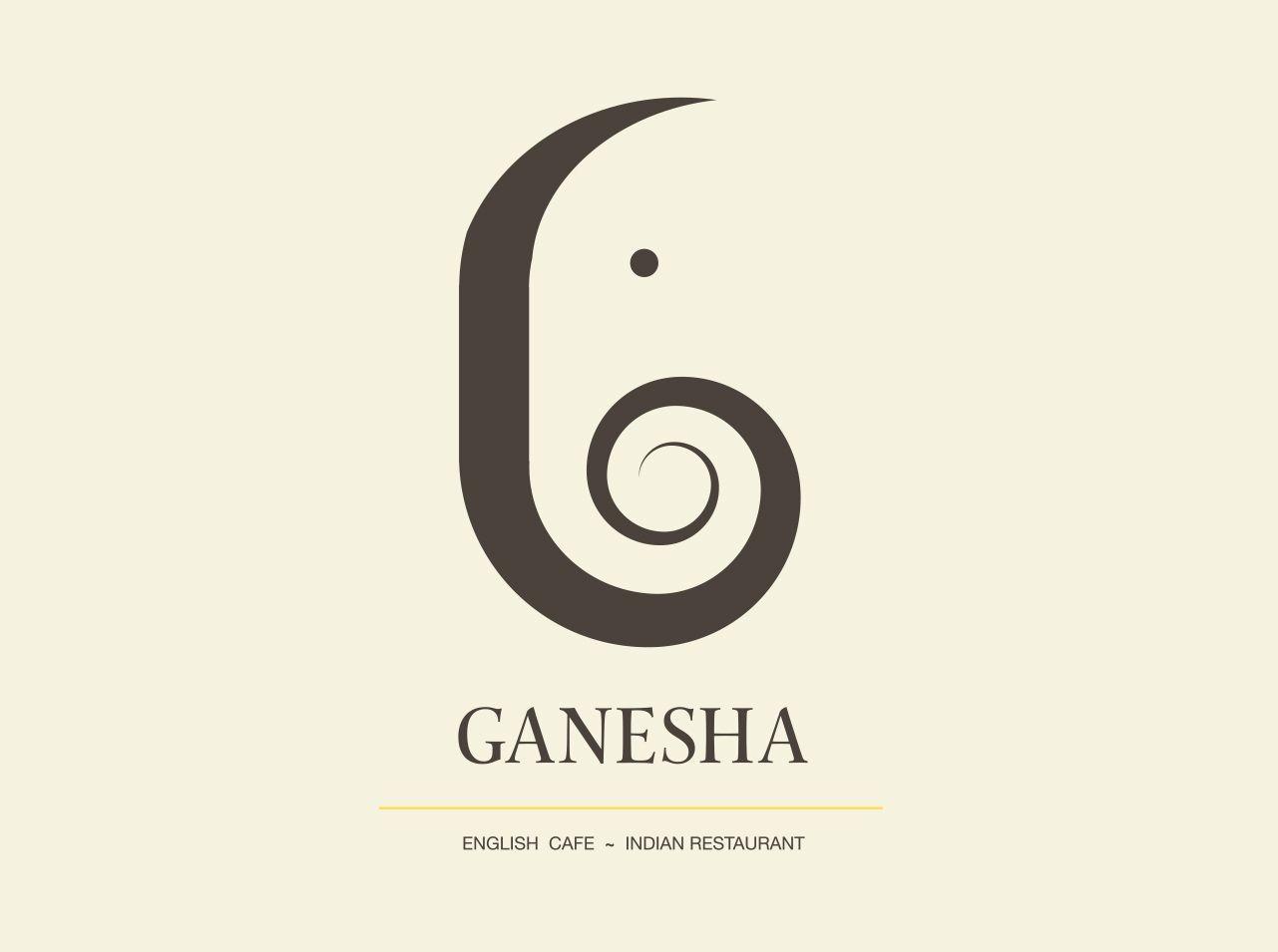 Ganesha Logo - Ganesha. Negative Space Logo. Elephant logo, Photography logos, Logos