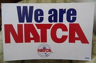 NATCA Logo - NATCA Air Traffic Controllers Union Poster 22x14 FAA ATC PATCO Aviation Plane