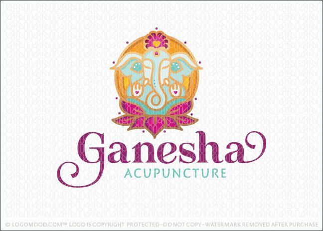 Ganesha Logo - Ganesha Acupuncture | Readymade Logos for Sale