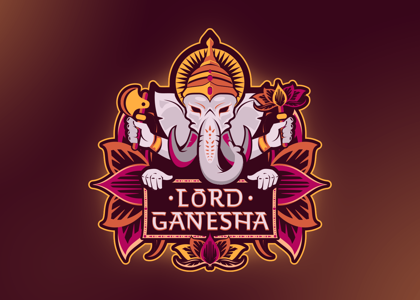 Ganesha Logo - FIERCE GANESHA