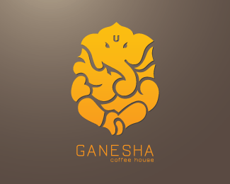 Ganesha Logo - Ganesha Coffee House Designed