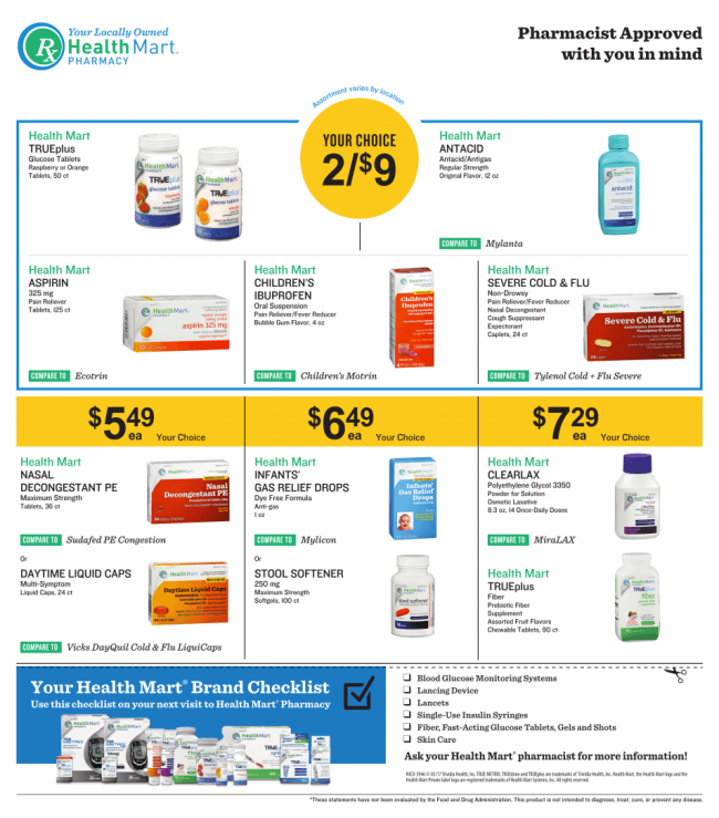 Healthmartsystems Logo - NASH DRUGS | November 2018 Health Mart Sales Flyer