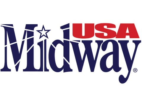 MidwayUSA Logo - MidwayUSA Logo Decal Small (4 1 4 X 1 7 8) Vinyl Black