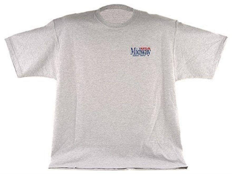 MidwayUSA Logo - MidwayUSA T Shirt Gray Large