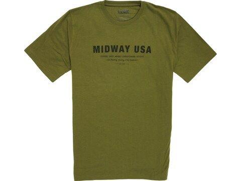 MidwayUSA Logo - MidwayUSA Men's Short Sleeve T Shirt 100% Cotton