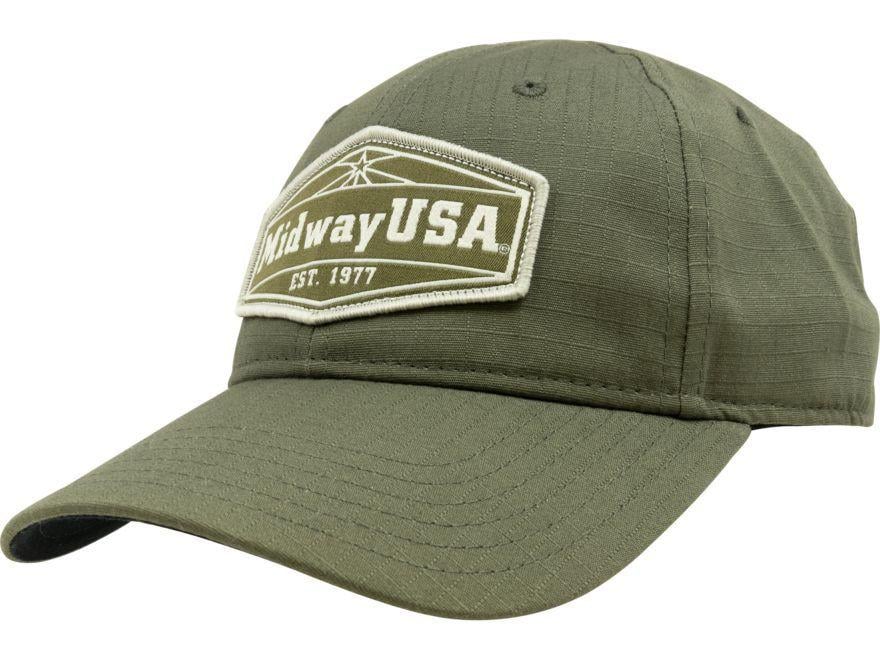 MidwayUSA Logo - MidwayUSA Cap Ripstop Embroidered Logo Olive