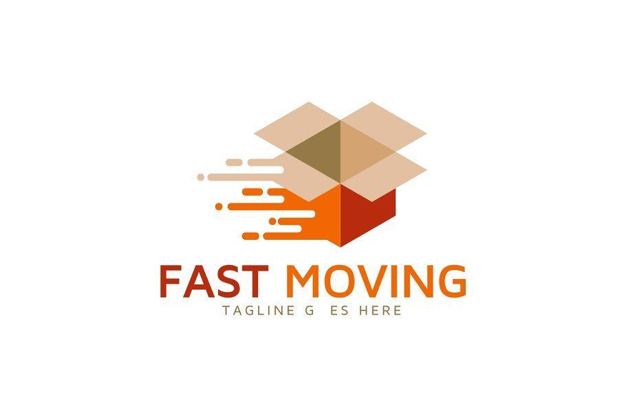 Moving Logo - Fast House Moving Logo Template