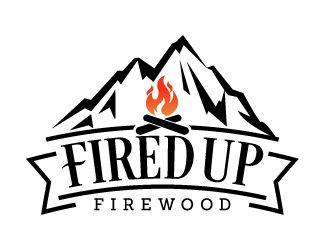 Firewood Logo - Fired Up Firewood logo design - 48HoursLogo.com