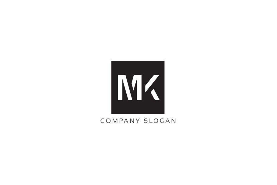 Stylish Logo - MK Letter Logo