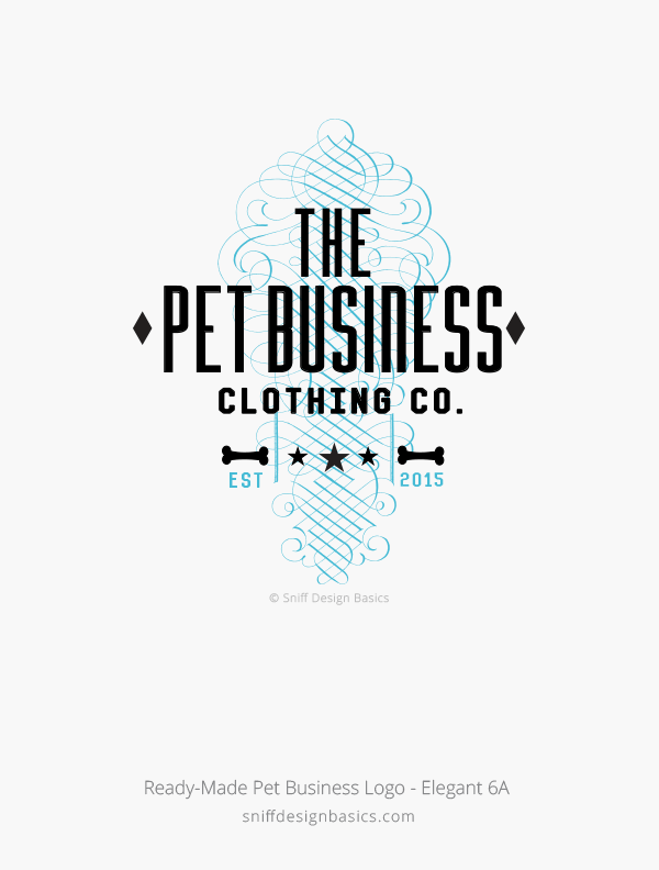 Stylish Logo - Ready Made Pet Business Logo - Elegant 6