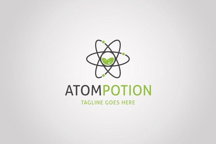 Potion Logo - Atom Potion Logo