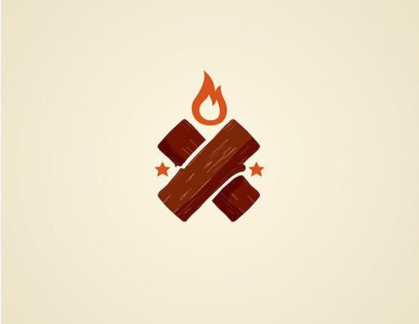 Firewood Logo - Sam's Kiln Dried Firewood Logo on Behance