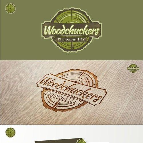 Firewood Logo - Woodchuckers Firewood *Guaranteed* Logo Design | Logo & business ...