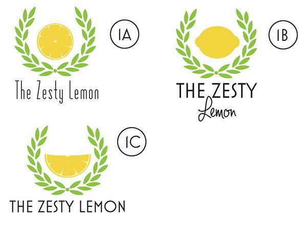 Zesty Logo - Logo Design Zesty Lemon