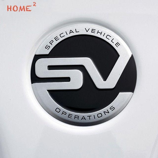 SV Logo - US $9.33 18% OFF|Metal Car Body Sticker for SV Logo Land Rover defender  freelander 2 discovery Auto Styling Letter Decal Emblem Badge  Accessories-in ...