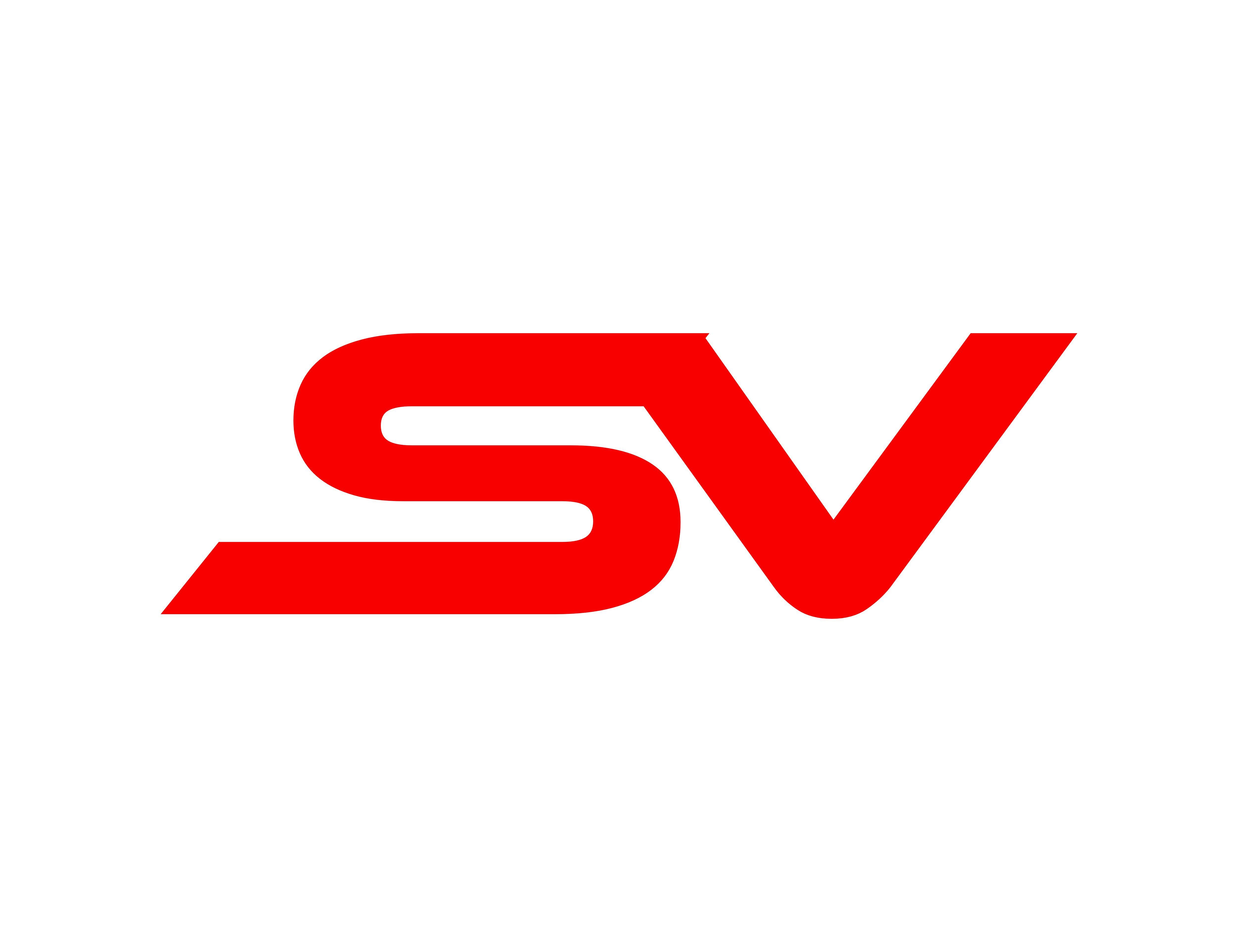 SV Logo Icons - Green Abstract Alphabet Element Templates