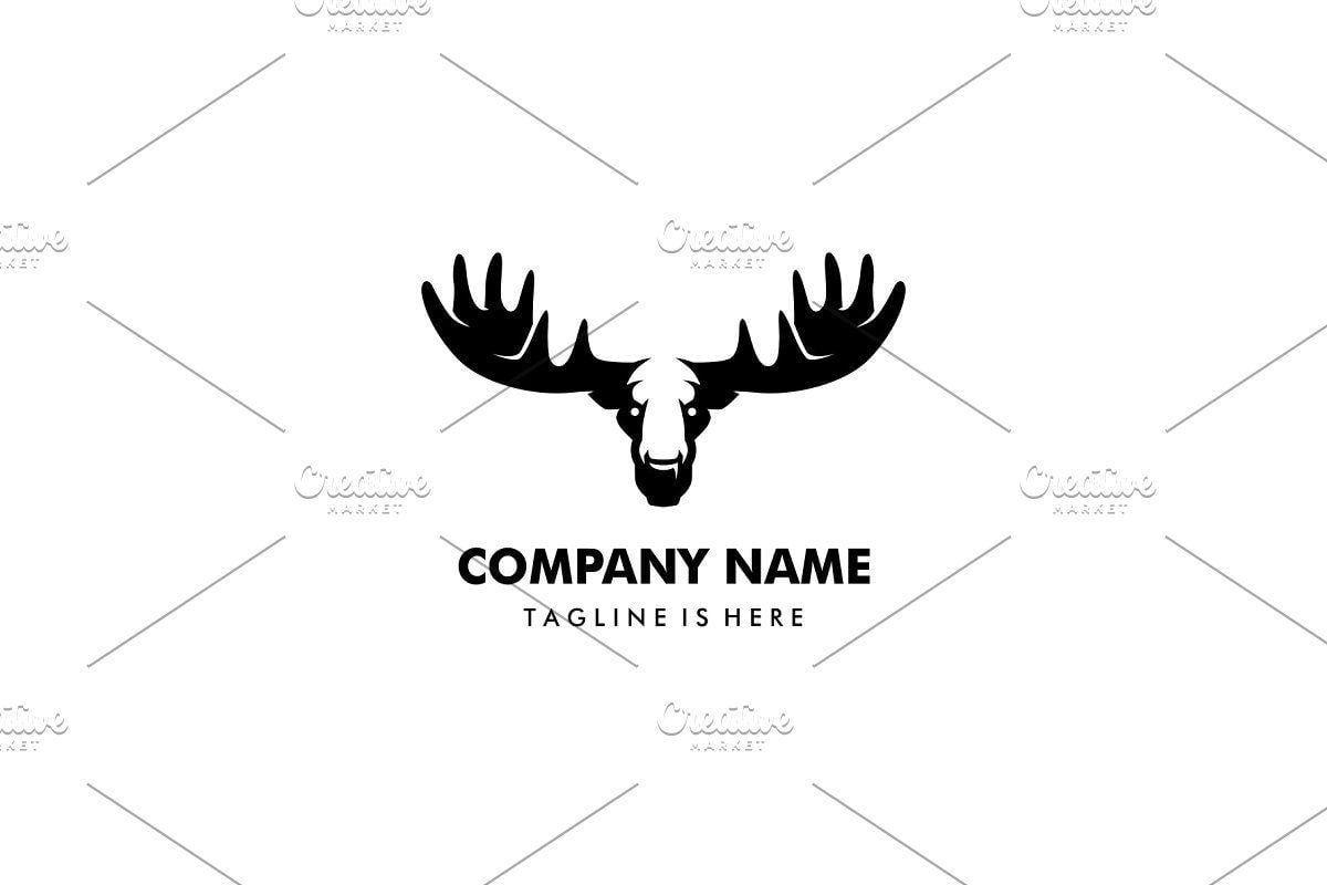 Moosehead Logo - moose head logo template vector icon